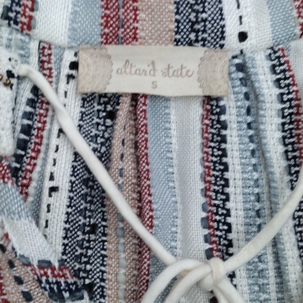 Altered State Long Sleeve Bell Stripe Tassels - Picture 3 of 4